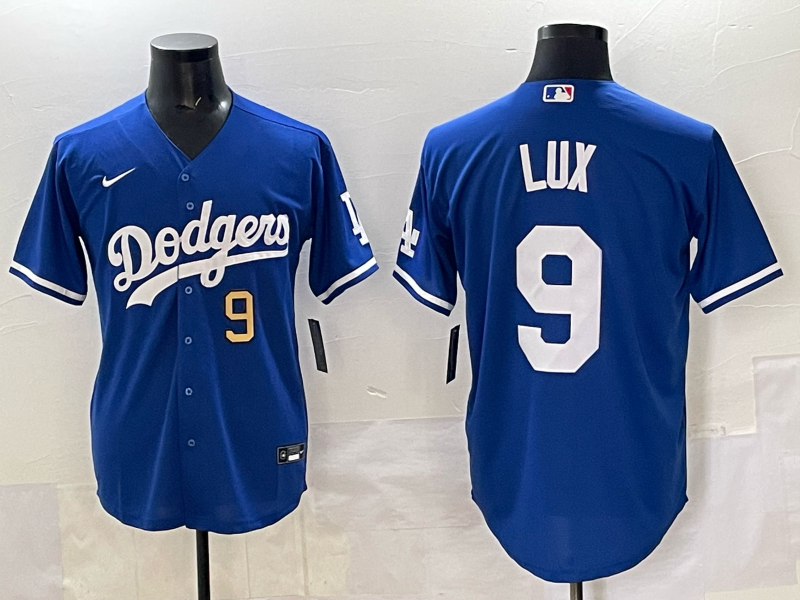 Men Los Angeles Dodgers #9 Lux blue Nike NFL 2025 jersey 004